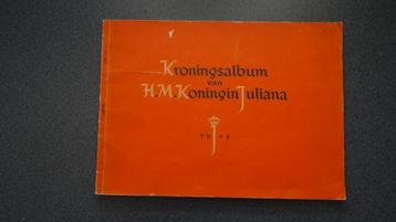 Kroningsalbum van H.M. Koningin Juliana 1948 beschikbaar voor biedingen