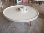 Witte salontafel rond, 50 tot 100 cm, Minder dan 50 cm, Rond, Gebruikt
