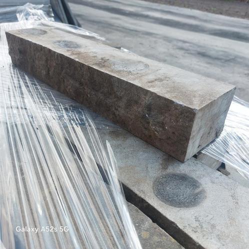 hardsteen stapelblokken,50x10x8 cm.120 stuks, gekloofd, Tuin en Terras, Tegels en Klinkers, Gebruikt, Overige typen, Natuursteen
