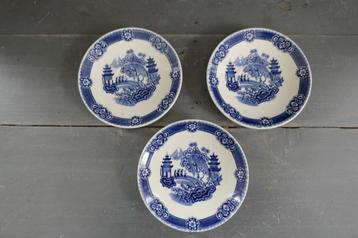 Petrus Regout & Co. Maastricht schoteltjes 3 x Chinois beschikbaar voor biedingen