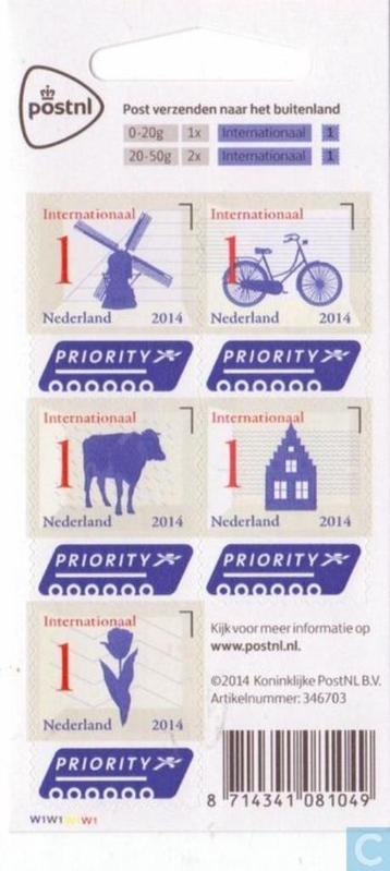 Nederland NVPH nr 3150/4 postfris Ned. Iconen 2014 beschikbaar voor biedingen