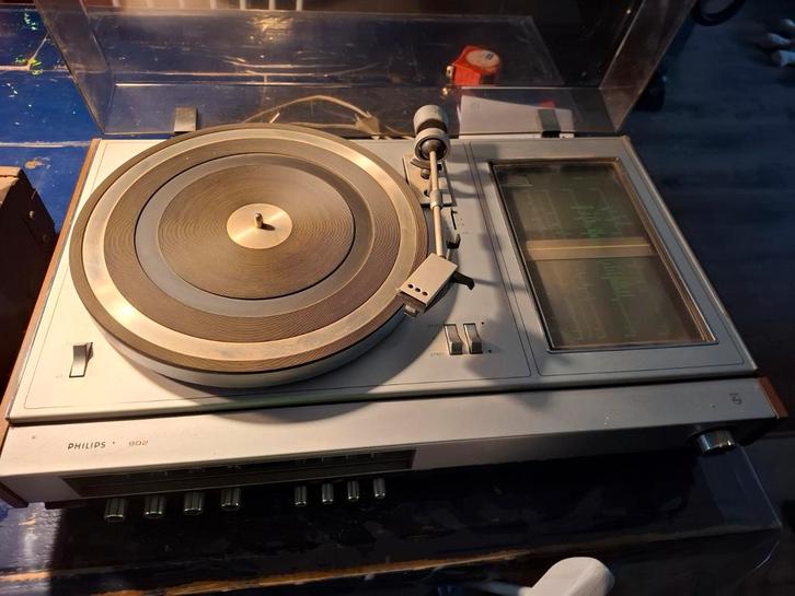 Philips Platenspeler met Boxen - Voor de Liefhebber!, Audio, Tv en Foto, Platenspelers, Gebruikt, Platenspeler, Philips, Ophalen of Verzenden