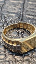 Prachtige zegelring 14karaat goud, Heer, Nieuw, Ophalen of Verzenden, Goud