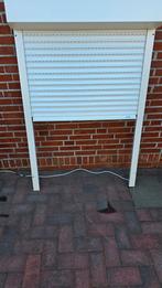 2 Roma rolluiken met Somfy RS100 motor, 100 tot 150 cm, 100 tot 150 cm, Crème of Beige, Ophalen of Verzenden