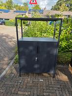 Metalen kantoor locker (zwart), Huis en Inrichting, Kasten | Lockerkasten, Ophalen