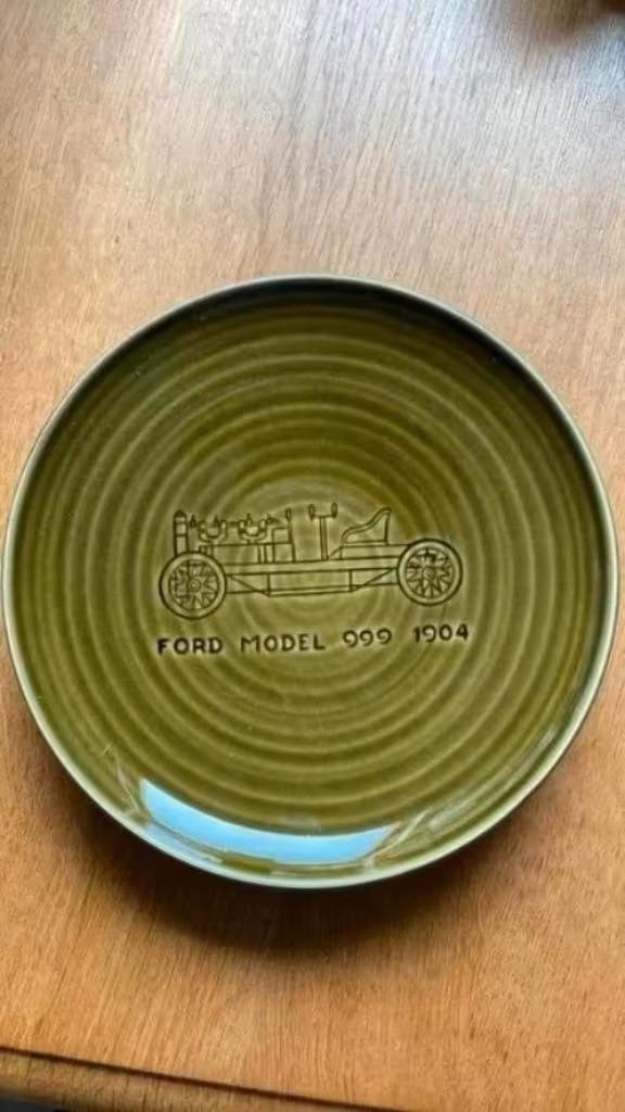 Bordje Ford model 999 1904 ( Gouda Royal goedewaarden), Antiek en Kunst, Antiek | Keramiek en Aardewerk, Ophalen of Verzenden