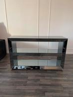 Sidetable geslepen glas, Ophalen, Gebruikt, 100 tot 150 cm, Glas
