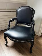 Zwart barok vintage stoel, Huis en Inrichting, Stoelen, Kunststof, Zo goed als nieuw, Eén, Zwart