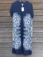 Lange donkerblauwe bewerkte jurk H&M maat 34/XS, Blauw, Nieuw, Ophalen of Verzenden, Maat 34 (XS) of kleiner
