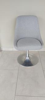 4 mooie kuipstoelen met draaivoet, Ophalen, Zo goed als nieuw, Vier, Grijs
