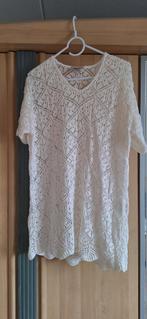 Wit gehaakt shirt Etam - Maat XL, Wit, Maat 46/48 (XL) of groter, Ophalen of Verzenden, Korte mouw