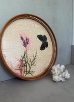 Rotan dienblad / vlinder, Ophalen of Verzenden, Overige materialen