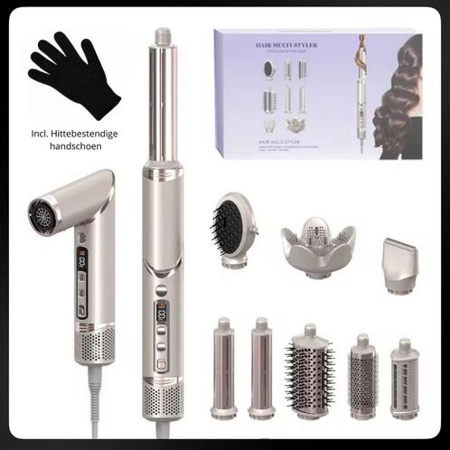 8 in 1 hairstyler / airstyler met 8 opzetstukken, Sieraden, Tassen en Uiterlijk, Uiterlijk | Haarverzorging, Zo goed als nieuw
