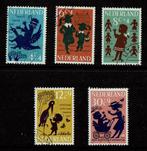 Nederland NVPH 802-806 gestempeld, Postzegels en Munten, Postzegels | Nederland, Verzenden, Na 1940, Gestempeld