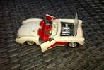 Witte Chevrolet Corvette C1 Convertible, Hobby en Vrije tijd, Modelauto's | 1:24, Ophalen of Verzenden, Gebruikt, Auto