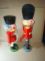 Oude Houten Notenkrakers - Duits Kerst Decoratie . 2 Stuk's., Diversen, Ophalen of Verzenden, Gebruikt