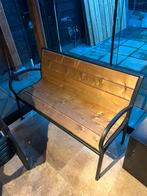 tuinbankje balkon bank met dikke planken zgan, Ophalen, Zo goed als nieuw, Hout