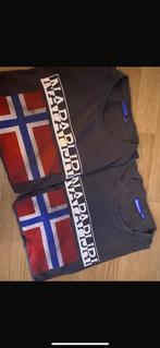 2 Napapijri shirts maat S en M orgineel, Ophalen of Verzenden, Nieuw, Blauw