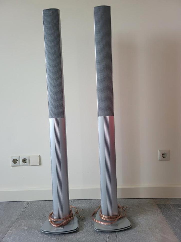 Quadral Chromium T Zuilspeakers – Set, Audio, Tv en Foto, Luidsprekers, Gebruikt, Front, Rear of Stereo speakers, 120 watt of meer