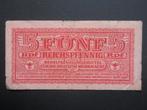 5 Reichspfennig 1944 Duitsland Wehrmacht Legergeld WW2 (02), Verzamelen, Militaria | Tweede Wereldoorlog, Verzenden, Overige soorten