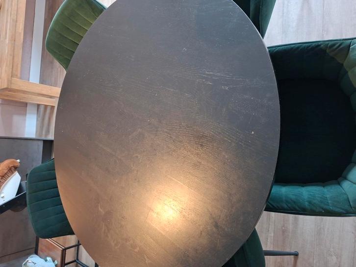 Ronde eettafel, Huis en Inrichting, Tafels | Statafels, Gebruikt, Ophalen