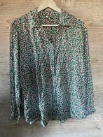 HEMA GROEN FLORAL BLOUSE, MAAT; XL, Kleding | Dames, Maat 46/48 (XL) of groter, Ophalen of Verzenden, Zo goed als nieuw, Hema