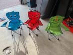 3x Leuke camping kinder stoelen met opdruk, Caravans en Kamperen, Kampeeraccessoires, Ophalen of Verzenden