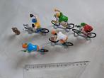 vijf miniatuur wielrenners Tour de France, Ophalen of Verzenden, Gebruikt