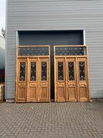 Antieke oranjerie 4-slag geloogd met smeedijzer, Ophalen of Verzenden