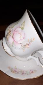 Royal Canterbury roze satsuma vintage kop en schotel, Ophalen of Verzenden
