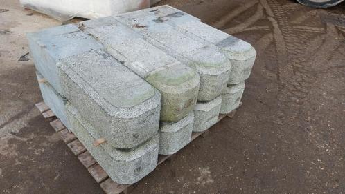 Gebruikte hardsteen sierpalen, Tuin en Terras, Bielzen en Borders, Gebruikt, Biels, Natuursteen, Minder dan 100 cm, Ophalen