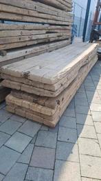 Azobe draglineschotten rijplaten hardhout azobe balken, Tuin en Terras, Ophalen, Zo goed als nieuw, Hardhout, 250 cm of meer