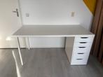 Ikea bureau met ladeblok (Alex) - 150x75 cm, Ophalen, Gebruikt, Bureau