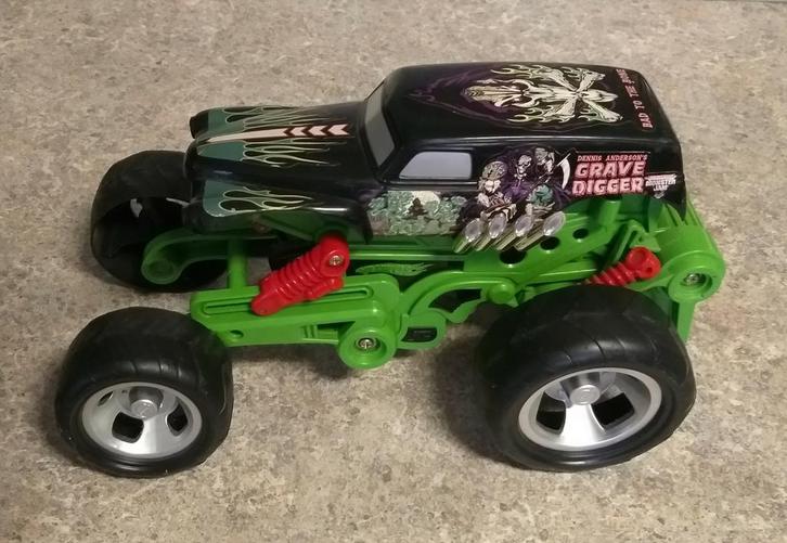 Hotwheels grote Monstertruck Grave Digger, Kinderen en Baby's, Speelgoed | Speelgoedvoertuigen, Zo goed als nieuw, Ophalen of Verzenden