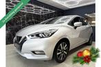 Nissan Micra 0.9 IG-T N-Connecta-Airco-Cruise-Camera, Auto's, Voorwielaandrijving, 898 cc, Stof, Zwart