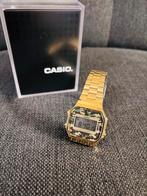 Casio Vintage Collection Horloge Camo Groen Goud, Ophalen, Staal, Polshorloge, Zo goed als nieuw