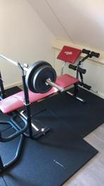 Krachthonk met rubberen vloer, Sport en Fitness, Ophalen, Gebruikt, Overige materialen, Krachtstation