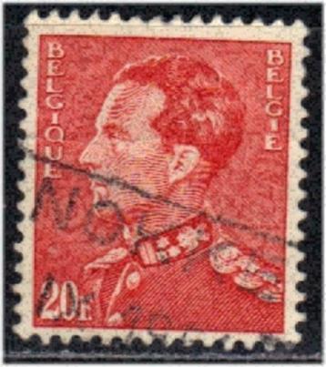 Belgie 1936 - Yvert 435 /OBP 435a - Leopold III - Poort (ST) beschikbaar voor biedingen