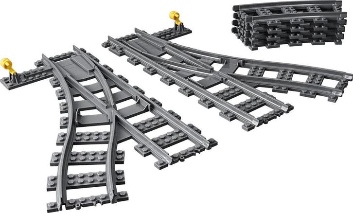 Lego extra rails en wissels City 7895, Kinderen en Baby's, Speelgoed | Duplo en Lego, Zo goed als nieuw, Lego, Complete set, Ophalen of Verzenden