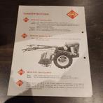 brochure Brumi Tuinbouwtractor - Oldtimer, Boeken, Ophalen of Verzenden, Gelezen, Folder