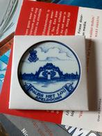Delfts blauw tegeltje in doosje, Paleis het Loo, Antiek en Kunst, Ophalen of Verzenden