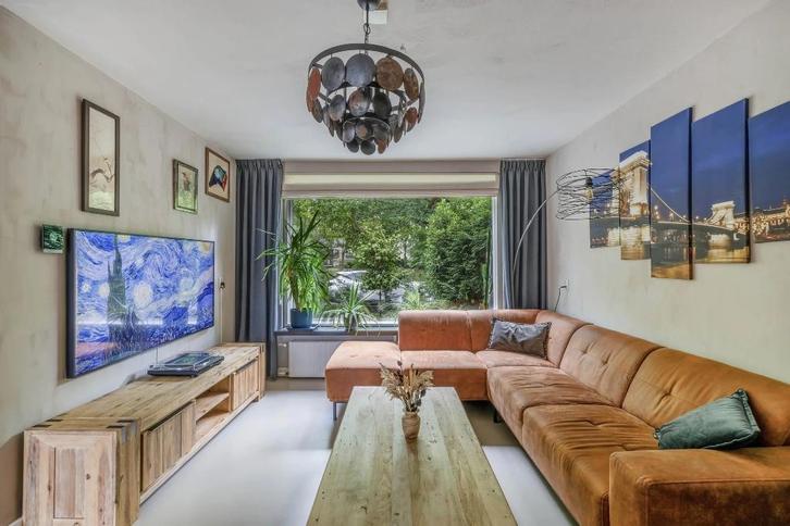 Cognac Hoekbank Haco “Saar” - Perfecte Staat - Moet Snel Weg, Huis en Inrichting, Banken | Bankstellen, Zo goed als nieuw, Hoekbank