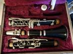 Klarinet, Bes klarinet, Muziek en Instrumenten, Gebruikt, Bes-klarinet, Hout, Met koffer
