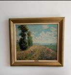 Schilderij Claude Monet olieverf reproductie, Antiek en Kunst, Ophalen