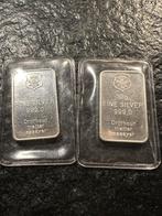 2x 10 gram Drijhout in seal, Postzegels en Munten, Ophalen of Verzenden, Zilver