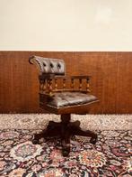 Klassiek Engels Chesterfield Bureaustoel, Antiek en Kunst, Antiek | Kantoor en Zakelijk, Ophalen