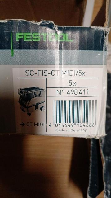 Festool 498411 / SC FIS-CT MIDI/5 Selfclean filterzak  beschikbaar voor biedingen