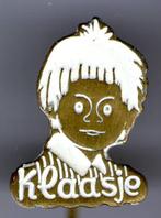 Klaasje wit op koper stripfiguur speldje ( S_043a ), Verzamelen, Speldjes, Pins en Buttons, Verzenden, Zo goed als nieuw, Figuurtje