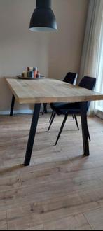 Zgan Woood whitewash eettafel, Huis en Inrichting, Ophalen, 50 tot 100 cm, Zo goed als nieuw, Vijf personen of meer
