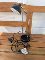 Bureaulamp / tafellamp  LED buigbaar zwart - zilver, Ophalen of Verzenden, Gebruikt, Minder dan 50 cm